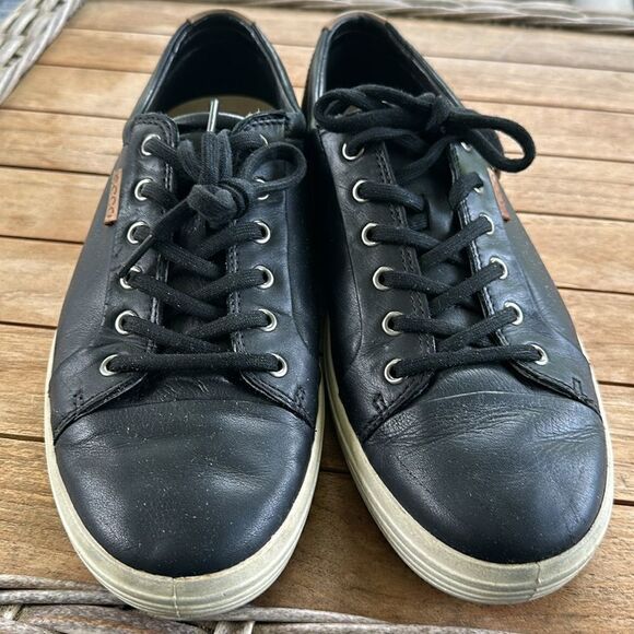 Ecco Men’s Spikeless Black Golf Shoes 43=9-9.5 - Picture 3 of 8